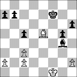 b&w chess diagram of chess endgame
